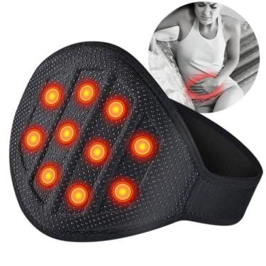 Imagem de Cinta Auto Aquecimento Lombar Estomago Rins Coluna Barriga Alivia Dore