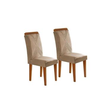 Imagem de Cadeira Sala de Jantar Amsterdã Kit Imbuia Linho Turim