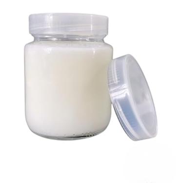 Imagem de Kit 12 Potes de vidro 240ml Para Armazenamento de Leite Materno Tampa Plastica BPA Free