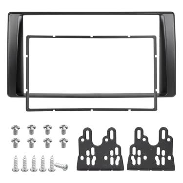 Imagem de NuIth Kit de painel de instalação de rádio de reposição DIN duplo para Toyota Camry 2002-2006 sem navegação de fábrica, rádio, painel, instalação de montagem estéreo, kits de suporte de moldura (kit