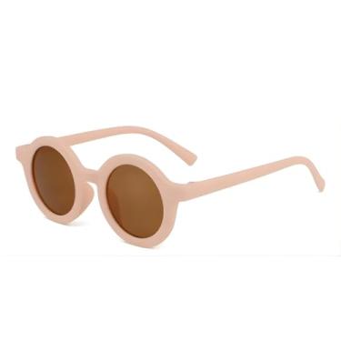 Imagem de Óculos de Sol Infantil Retrô UV400 – ZIZI Eyewear, Proteção Total, Leve e Confortável (ROSA)