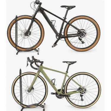 Imagem de Suporte de Chão para Bicicleta Aro 20 a 29 – Suporte para Bike Barra Fixa Kit Completo para Organização e Manutenção (3 Unidades)