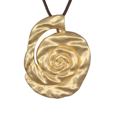 Imagem de joymiao Colares Boho para mulheres, cordão com pingente, colar longo de prata, vintage, suéter, joias hippie, presentes para mulheres e meninas, Couro sintético, Sem Pedra Preciosa