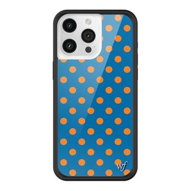 Imagem de Wildflower Capas - Compatível com iPhone 15 Pro Max | Amortecedor preto protetor, certificado de teste de queda de 1,2 m, pequenas empresas de propriedade feminina | Pontos pontilhados clássicos da