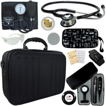 Imagem de Kit Bic Enfermagem Aparelho Pressão Estetoscopio Duplo, CARDIOLOGICO I