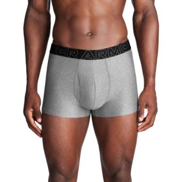 Imagem de Cueca Masculina Under Armour Boxer Perfomance - 3 Unidades, Cinza, P