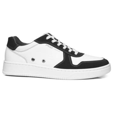 Imagem de Tênis Casual Masculino Microfibra Branco Preto Pegada 171901-22-Masculino