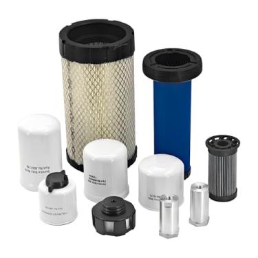 Imagem de 7343863 Kit de filtro de manutenção 1000/2000 horas, 10 peças para Bobcat T250 T320 S220 S250 S300 S330 A300 T300; 6667352 6661248 6727475 6661248 782333 6661022 6692337 6698057 6698058 7319444, fluxo