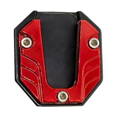 Imagem de Ysyqkn Descanso Lateral Genérico, Peça de Reposição Estável, Extensão de Descanso Lateral, Apoio para Os Pés Universal Antiderrapante, Vermelho