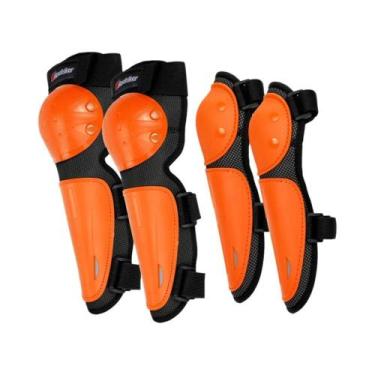 Imagem de Colete De Proteção Para Motocicleta Infantil Com Protetores De Joelho 