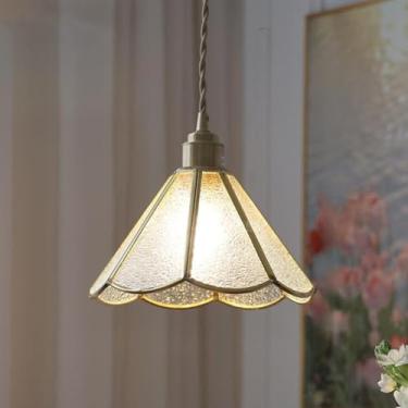 Imagem de Lustre retrô de latão - Perfeito para loft antigo, mesa de cabeceira vintage, restaurante em antigo armazém e pousada litorânea (DD)