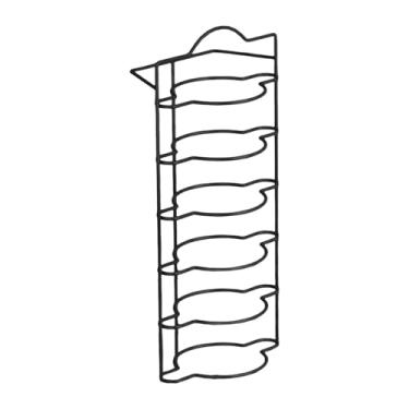 Imagem de Baoblaze Prateleiras expansíveis para, prateleira de armazenamento para cozinha, 6 níveis, suporte de ferro multiuso, organizador de mesa de cozinha