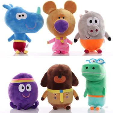 Imagem de Conjunto de bonecas de pelúcia Animals Cartoon Lovely Girl 6 unidades