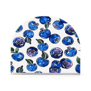 Imagem de Porta-guardanapos de mirtilos para mesas, porta-guardanapos de Halloween para cozinha, porta-guardanapos de mesa, porta-guardanapos de coquetel, porta-guardanapos de papel431