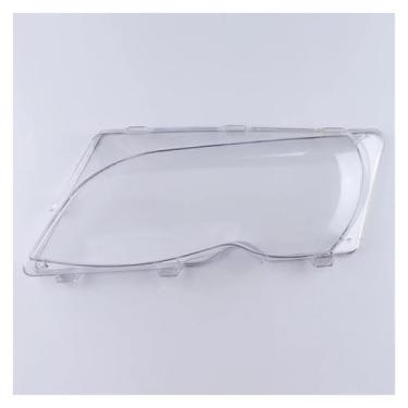 Imagem de VDLJA Capa de farol de carro para BMW Serie 3 E46 318i 320i 325i 4 Porte Berlina 2002-2005, lente transparente da tampa do farol, tampas da carcaça do abajur, tampa da lâmpada, lente difusora de vidro