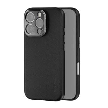 Imagem de Capa para iPhone 16 Pro Preta - Proteção Avançada Anti-impacto com Design Slim e Borda Elevada para Câmera. Case Resistente e Durável para seu Celular, Encaixe Perfeito.