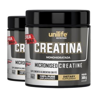 Imagem de Kit 2 Creatina Pura ATP Monohidrata 300g Unilife