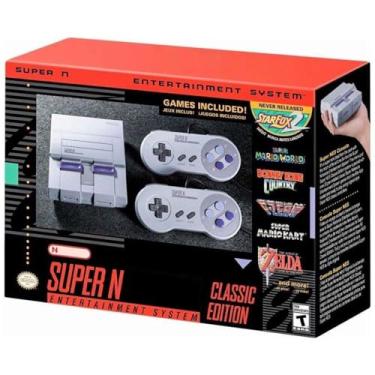 Imagem de VOOCAT Video Game Console Mini for SNES Classic Super forNES, Pre-loaded 21 for SNES Games