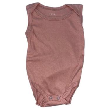 Imagem de Body Infantil Regata 100% Algodão Suedine Liso Cores Diversa - Alyath,