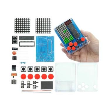 Imagem de Kit DIY De Console De Jogo LED Pixel Com MCU STC15F2K60S2, Placa PCB D
