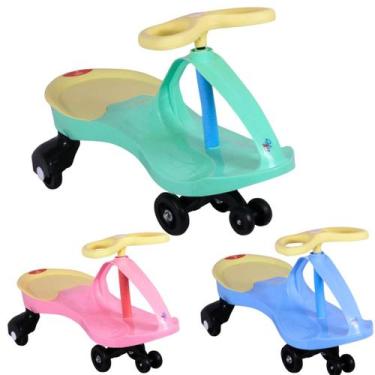 Imagem de Carrinho Rolimã Infantil Super Car com Volante 360 - Castela, Rosa