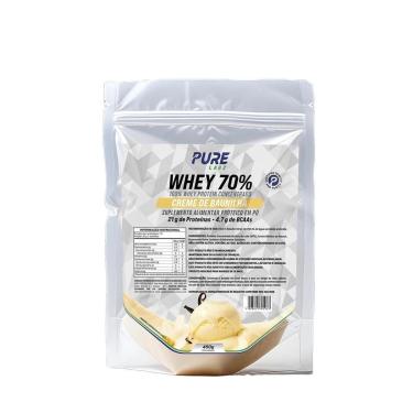 Imagem de Whey Protein Concentrado 70% 450g Pure Athletic-Unissex