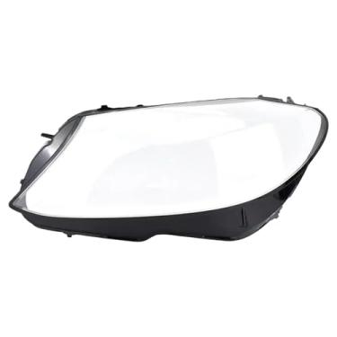 Imagem de Compatível com benz w205 c claoss c280 c300 2015-2017 1 par farol lente capa clara farol escudo abajur transparente(Left)