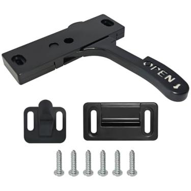 Imagem de YIEHRNS Trava de porta de tela para trailer, kit de maçaneta de porta de tela direita para trailer de viagem, trailer de trailer, motorhome, trailer de carga
