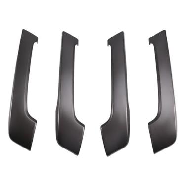 Imagem de Maçaneta da porta guarnição capa painel puxar alça interior acessório do carro compatível para toyota prado lc150 2009-2018