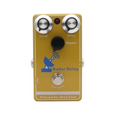 Imagem de Alomejor Pedal de Guitarra, Mini Pedal de Efeitos de Atraso de Guitarra Elétrica, Tipo único, True Bypass, Fonte de Alimentação Dc 9v