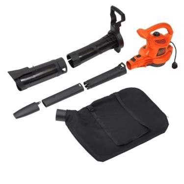 Imagem de BLACK+DECKER Soprador elétrico 3 em 1 de 12 Amp + aspirador + Mulcher (BV3600)
