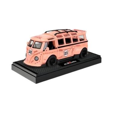 Imagem de Modelo De Ônibus T1 1:32 Para Meninos, Veículo De Brinquedo Em Metal C
