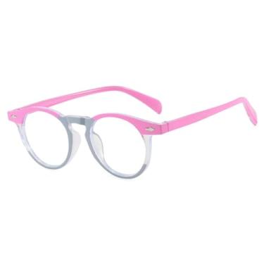 Imagem de Óculos de Sol Rebitados com Lentes Gradientes, Rebites, Rebites e Lentes Rebitadas, Proteção UV400, Ideais para Esportes ao Ar Livre, Corrida e Ciclismo, nas Cores Rosa, Branco e Transparente.