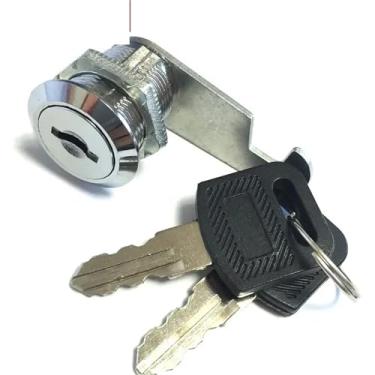 Imagem de Fechadura de câmera de gaveta de 4 tamanhos com 2 chaves para caixa de correio, armário de arquivos, caixa de ferramentas, ferragens para móveis, 1 peça (chave diferente 25 mm)