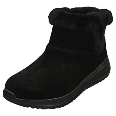 Imagem de Skechers Bota feminina Go Stellar Cozy Step no tornozelo, Preto, 38