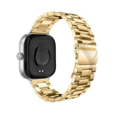 Imagem de Pulseira De Aço Inoxidável Redmi Watch 4 Xiaomi Mi Band 8 pro SmartWat