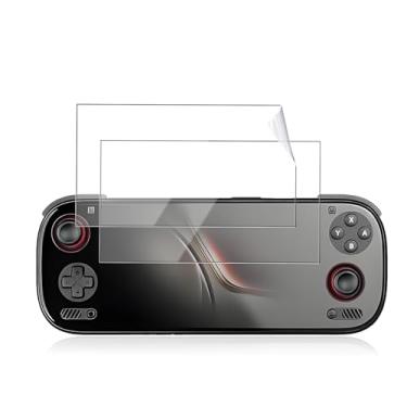 Imagem de Oshmirian Pacote com 2 protetores de tela para AYN Odin 3 – Película PET macia, antiarranhões, anti-impressões digitais, protetor de tela flexível HD transparente para console portátil AYN Odin 3