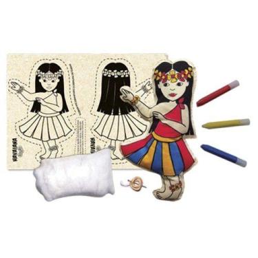 Imagem de Boneca de Pano  Havaiana - Alegria Sem Bateria