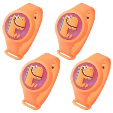 Imagem de kit 4 Pulseira Repelente Infantil Anti Mosquitos Dengue Pernilongo pis