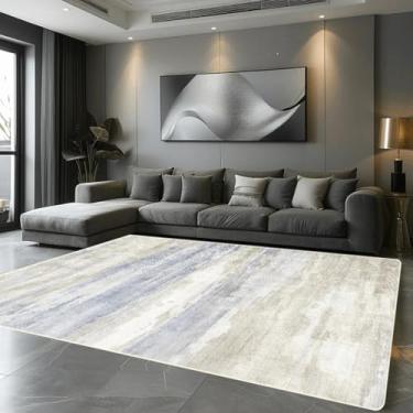 Imagem de Tapete decorativo para sala de estar, lavável, abstrato, grande, para quarto, cabeceira, tapete para corredor, sofá (200x400cm 78,7x157in/Flanela-2)
