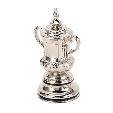 Imagem de SPYMINNPOO Modelo de Copo de Troféu de Futebol de Alta Simulação de Metal, Lembrança à Prova de Corrosão para Exibição de Fãs Em Casa