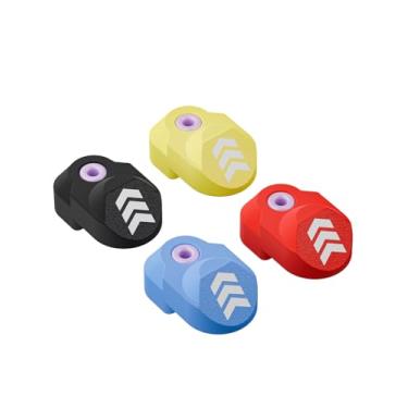 Imagem de 4 peças AMS Guard, entrada de cerâmica de alta dureza apenas para Bambu-Lab AMS, peças de alimentador de filamento de impressora 3D atualizadas protegem a entrada de alimentação AMS contra desgaste