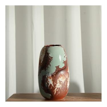 Imagem de Vaso de cerâmica flor estilo europeu moderno sala de estar hotel casa decoração vasos de flores