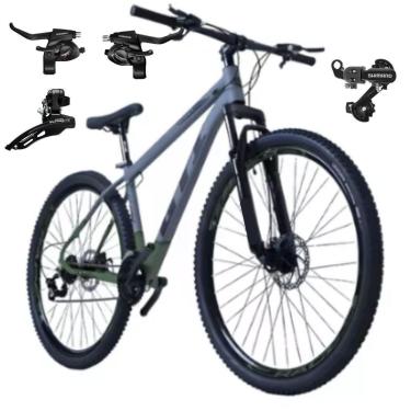 Imagem de Bicicleta Mtb Aro 29 Gti Roma 24v Freio Mecânico Cambios Trocadores Shimano-Unissex