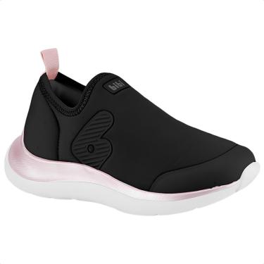 Imagem de Tênis Infantil Bibi Action Calce Fácil Confortável Meninas - 34 - Preto-Feminino