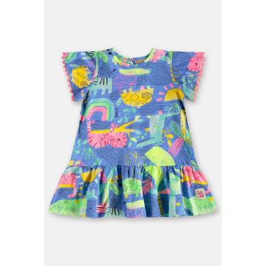 Imagem de Vestido Infantil Curto Malha Floresta Up Baby-Feminino