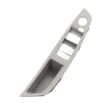 Imagem de Tampa do painel da maçaneta da porta do lado do motorista, compatível com BMW Série 5 F10 F11 F18 520 523 525 528 530 Preto Bege Cinza Vermelho Marrom(LHD Gray)