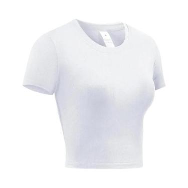 Imagem de Camiseta De Compressão Feminina De Secagem Rápida, Manga Curta, Para Y