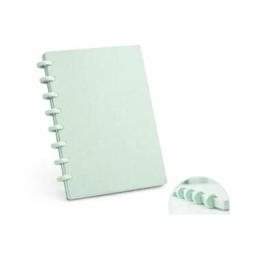 Imagem de Caderno Inteligente Verde A5 com 80 folhas – Folhas Refiláveis Substituíveis Recarregável Caderno Com Disco Tamanho Médio 14,5cm x 21,5cm (Verde)