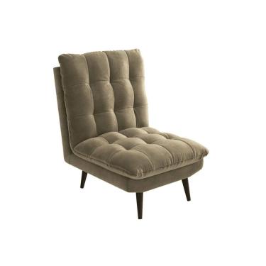 Imagem de Poltrona Casal Ibiza POL014 1 Un Carvalho/Suede Bege - Kappesberg